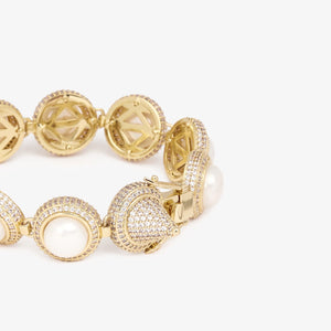 PAVÉ PEARL BRACELET