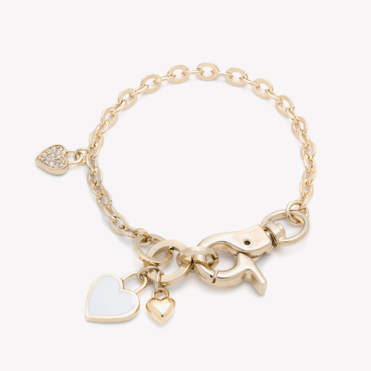 HEART CHARM BRACELET