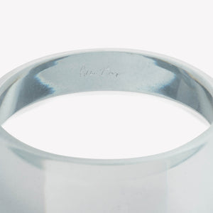 POURED RESIN BANGLE - AQUA