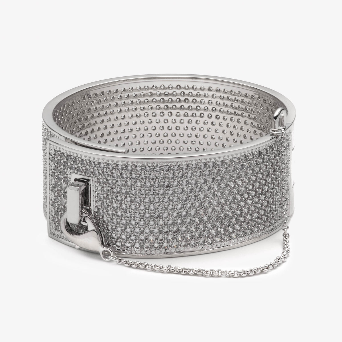 PAVÉ SAFETY CHAIN CUFF
