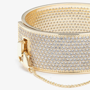 PAVÉ SAFETY CHAIN CUFF