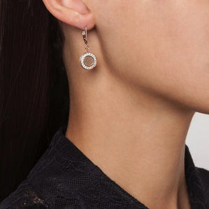 CONE DROP EARRING - RUTILATED QUARTZ