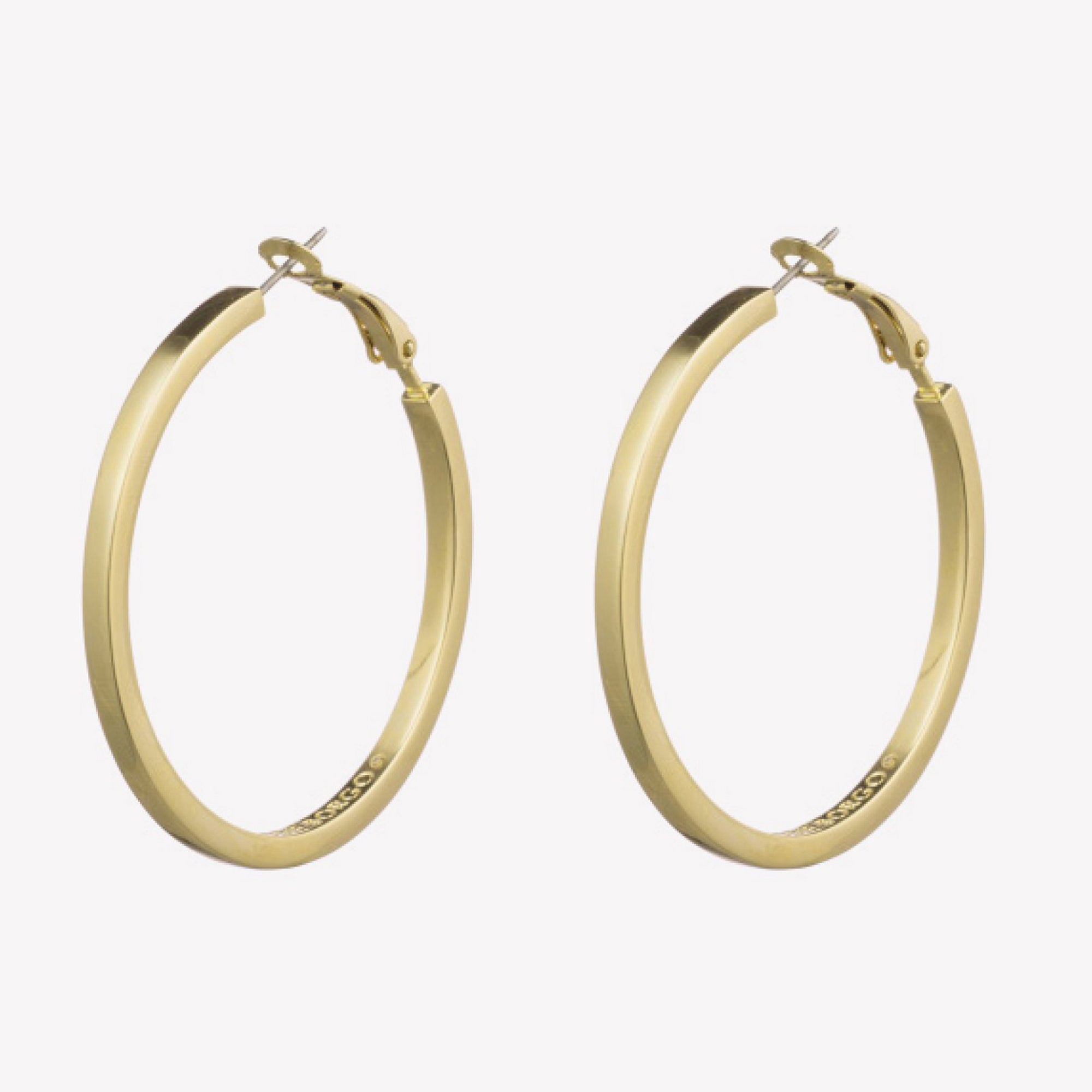 Amazon.com: Clip-on Earrings Swirl Textured Silver or Gold Hoop Earrings  1.75 inch Hypoallergenic (gold): Clothing, Shoes & Jewelry