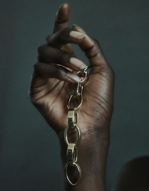 LARGE ELLIPSE LINK BRACELET