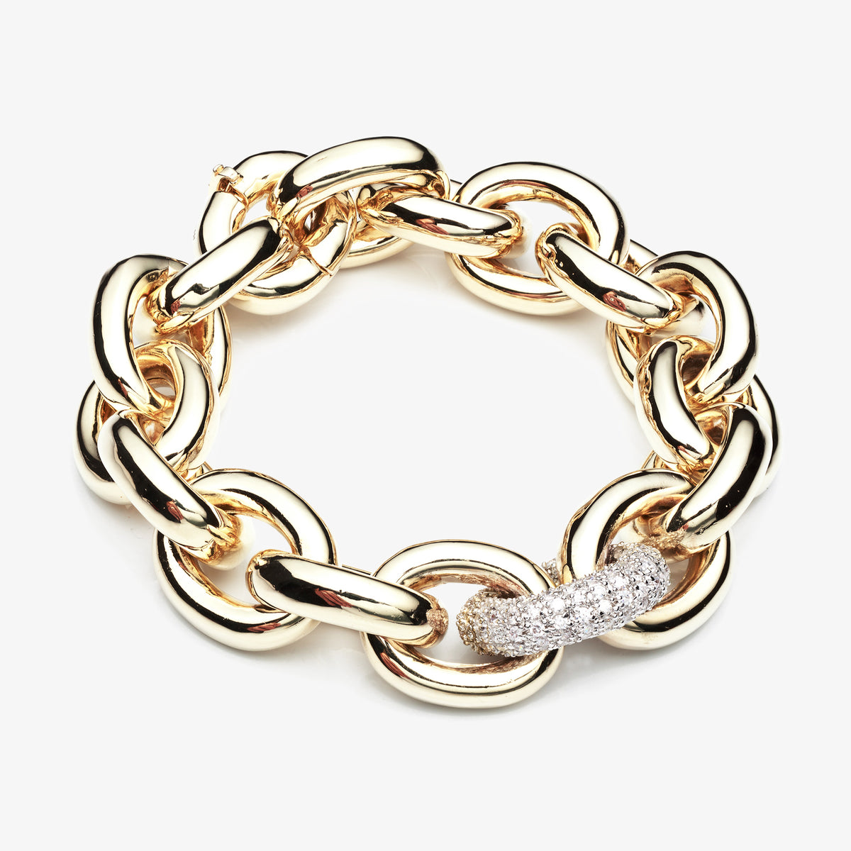 PAVÉ LINK CHAIN BRACELET