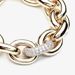 PAVÉ LINK CHAIN BRACELET