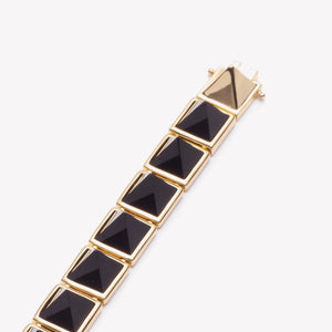PYRAMID BRACELET - ONYX
