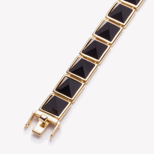 PYRAMID BRACELET - ONYX