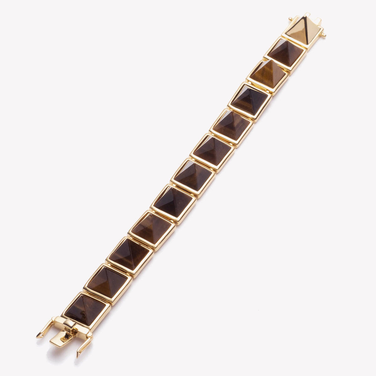 PYRAMID BRACELET - TIGER EYE