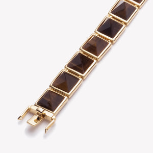 PYRAMID BRACELET - TIGER EYE