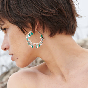 PAILLETTE TAMBOURINE HOOPS