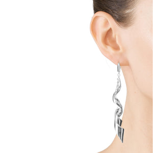 SPIRALED RIBBON EARRINGS