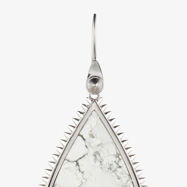 TEARDROP SLICE EARRINGS | HOWLITE