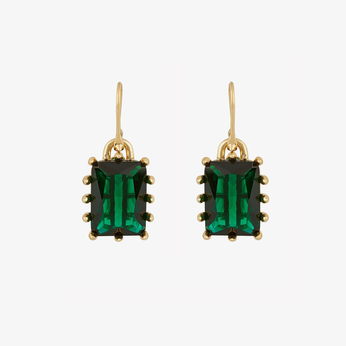RECTANGLE ESTATE DROP EARRINGS