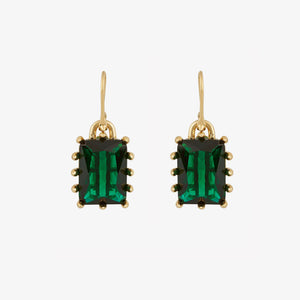 RECTANGLE ESTATE DROP EARRINGS