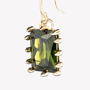 RECTANGLE ESTATE DROP EARRINGS