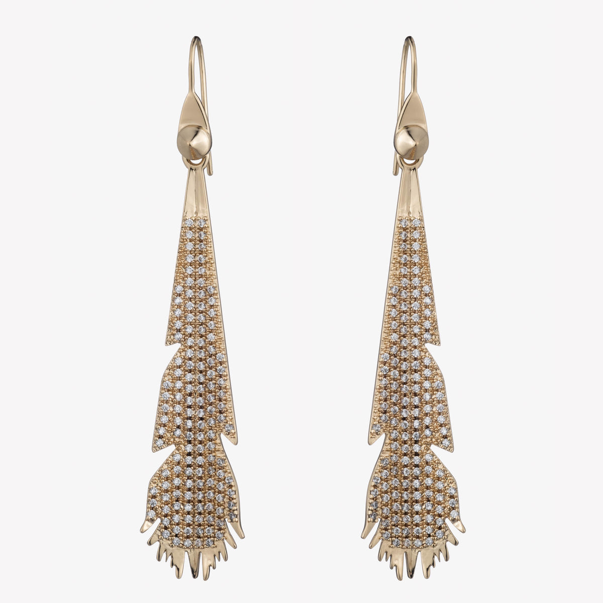 PLUME DROP EARRINGS