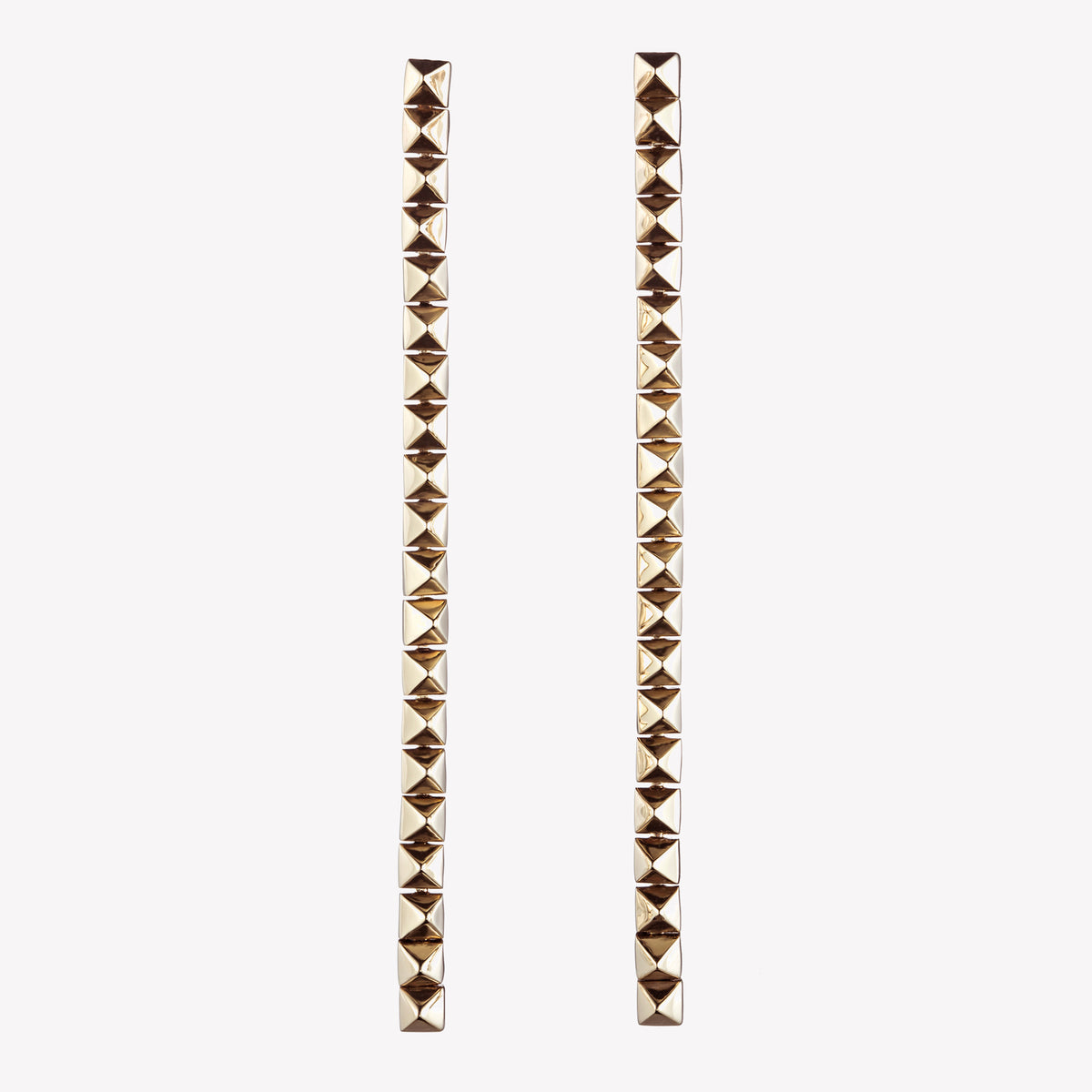 PYRAMID DROP EARRINGS