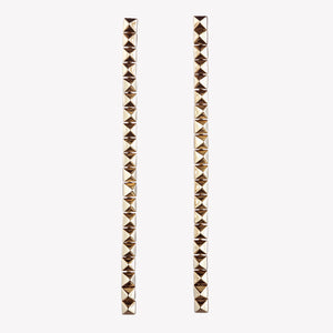 PYRAMID DROP EARRINGS