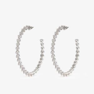 PAVÉ CONE HOOPS  |  2"