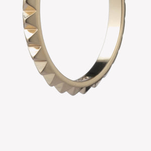 PYRAMID HOOP EARRINGS