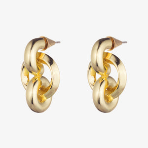 O-RING BUTTON EARRINGS