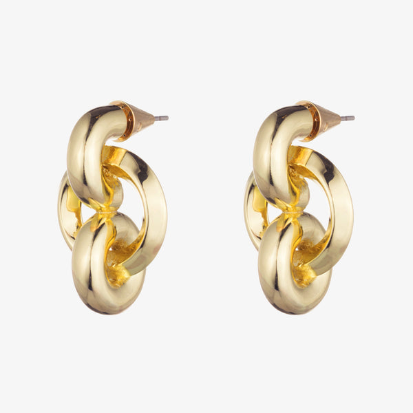 O-RING BUTTON EARRINGS