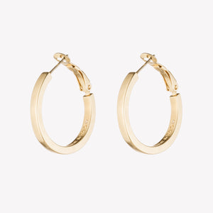 CUBE HOOP EARRINGS  |  1"