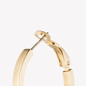 CUBE HOOP EARRINGS  |  1"