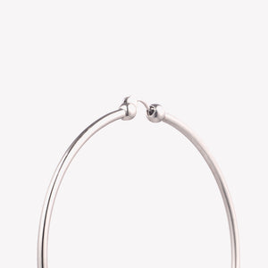 LARGE SPHERE HOOPS