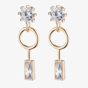BAGUETTE ESTATE DROP EARRINGS