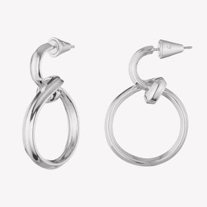 CURLED HOOP EARRINGS