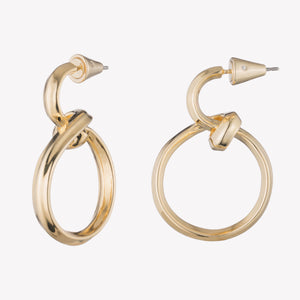 CURLED HOOP EARRINGS