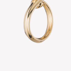 CURLED HOOP EARRINGS