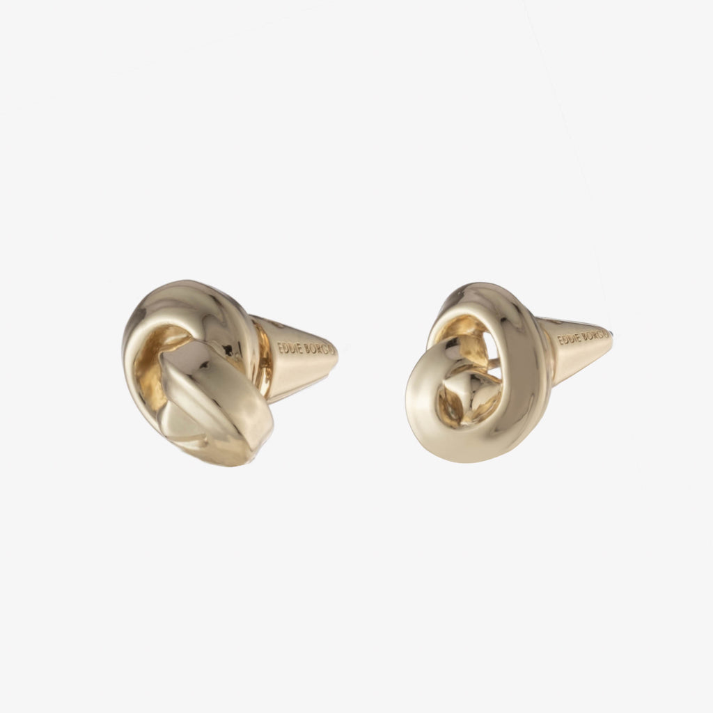KNOTTED STUD EARRINGS