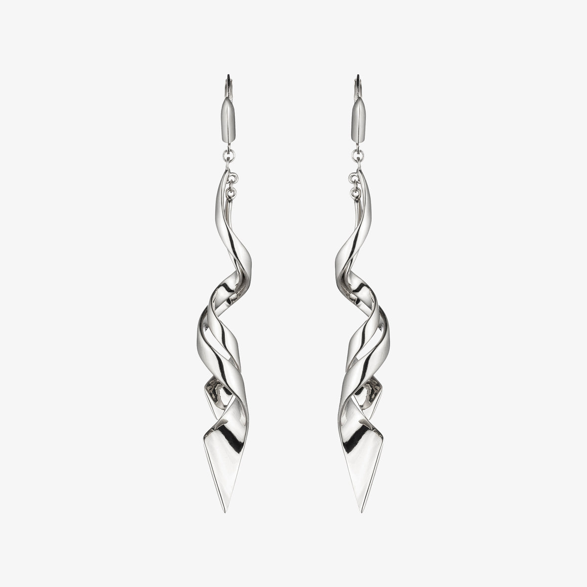 SPIRALED RIBBON EARRINGS