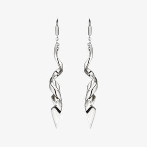 SPIRALED RIBBON EARRINGS