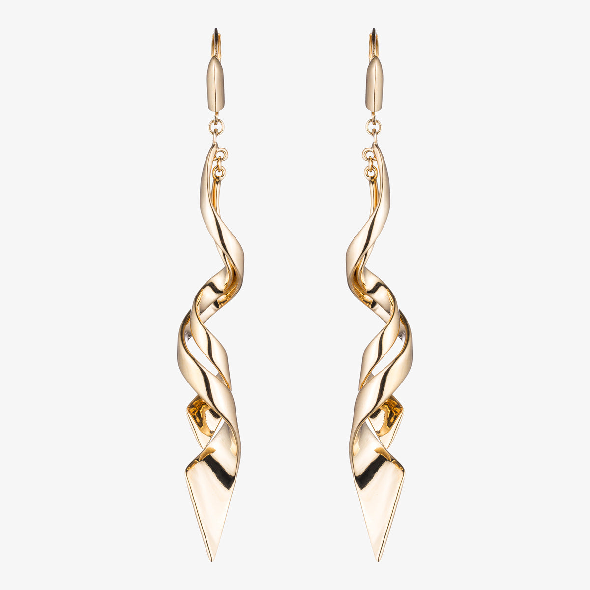 SPIRALED RIBBON EARRINGS