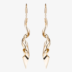 SPIRALED RIBBON EARRINGS