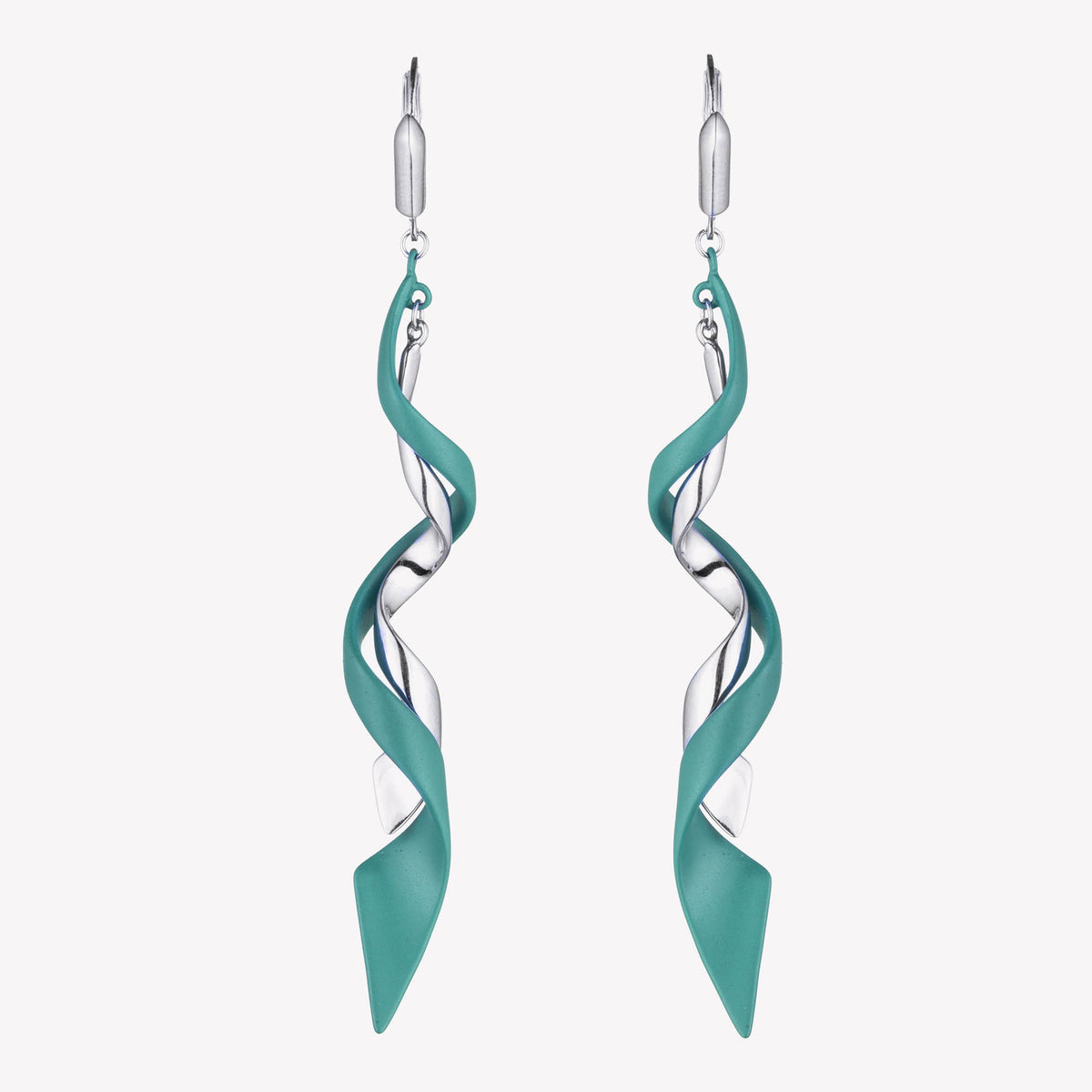 SPIRALED RIBBON EARRINGS