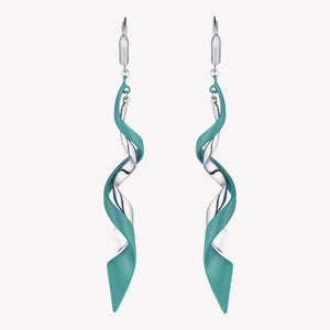 SPIRALED RIBBON EARRINGS