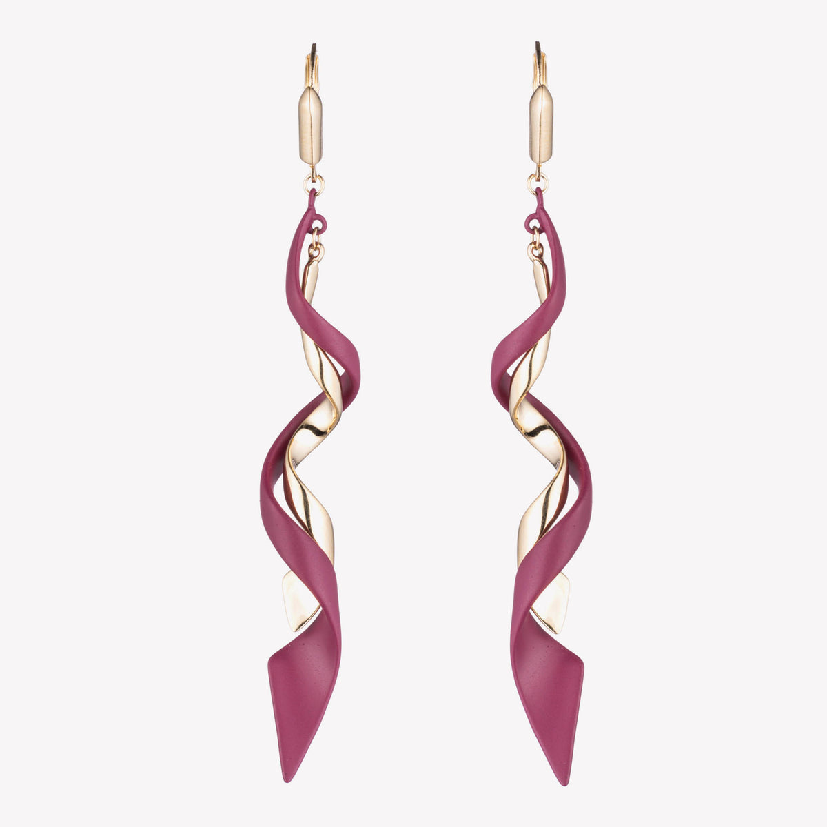 SPIRALED RIBBON EARRINGS