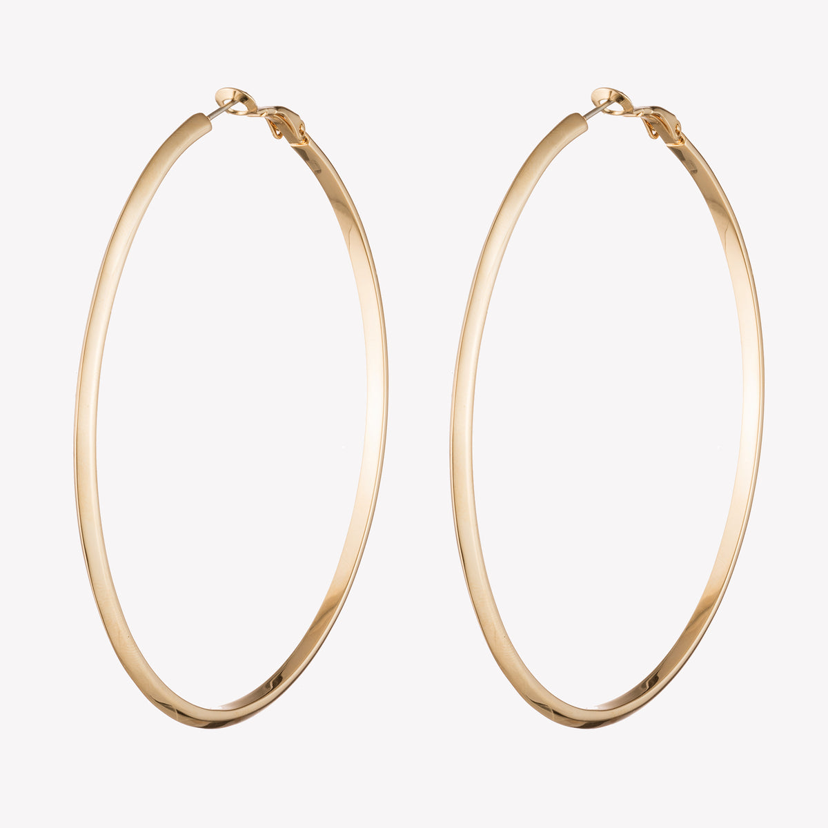 PEAKED HOOP EARRINGS  |  2.75"
