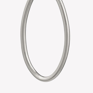 INLAID OPEN OVAL EARRINGS