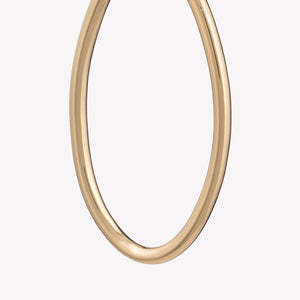 INLAID OPEN OVAL EARRINGS