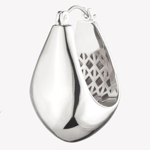 TEARDROP HOOP EARRINGS