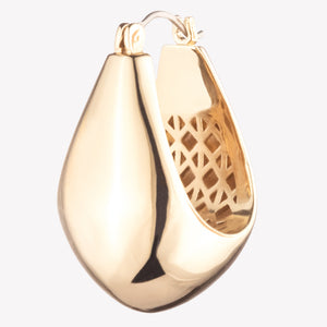 TEARDROP HOOP EARRINGS