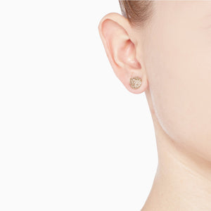 PAVÉ CONE STUD EARRINGS