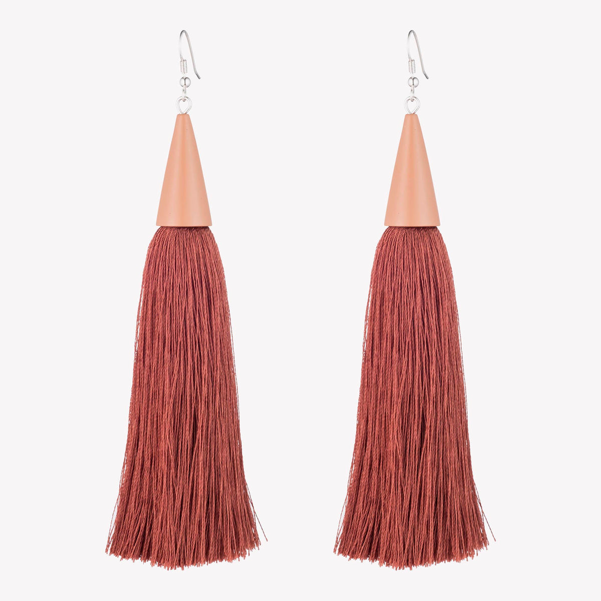 SILK TASSEL EARRINGS