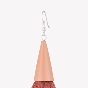 SILK TASSEL EARRINGS